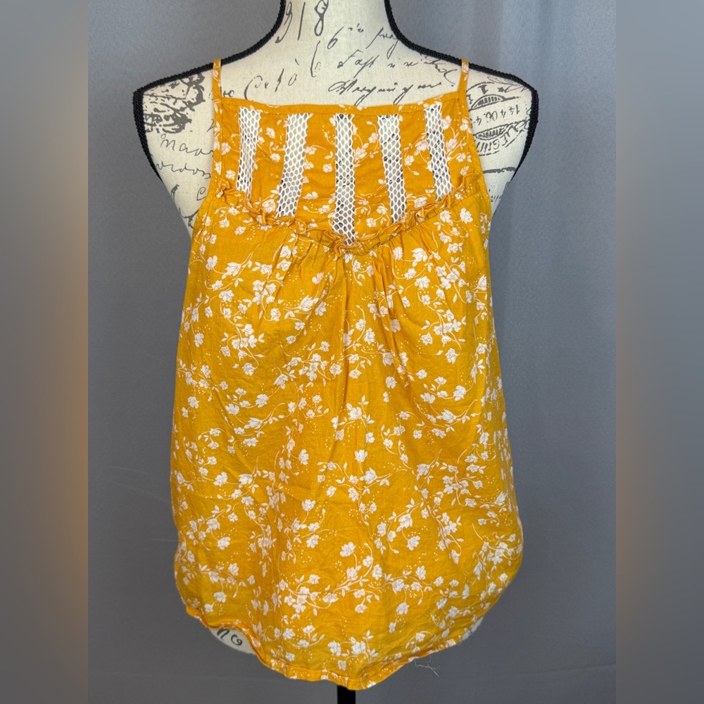 Maeve by Anthropologie Floral Yellow Women's Top- Size Small